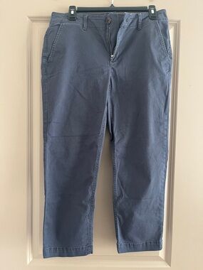 Loft The Slim Classic Navy Chino Pants